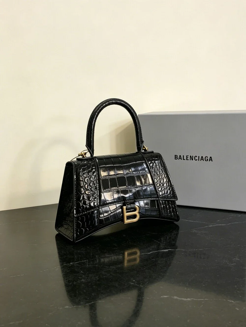 Balenciaga Hourglass Small Top Handle Bag